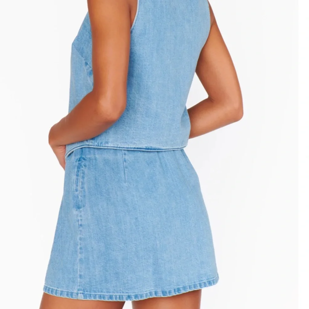 Show Me Your MuMu Denim Skort - Picture 5 of 12